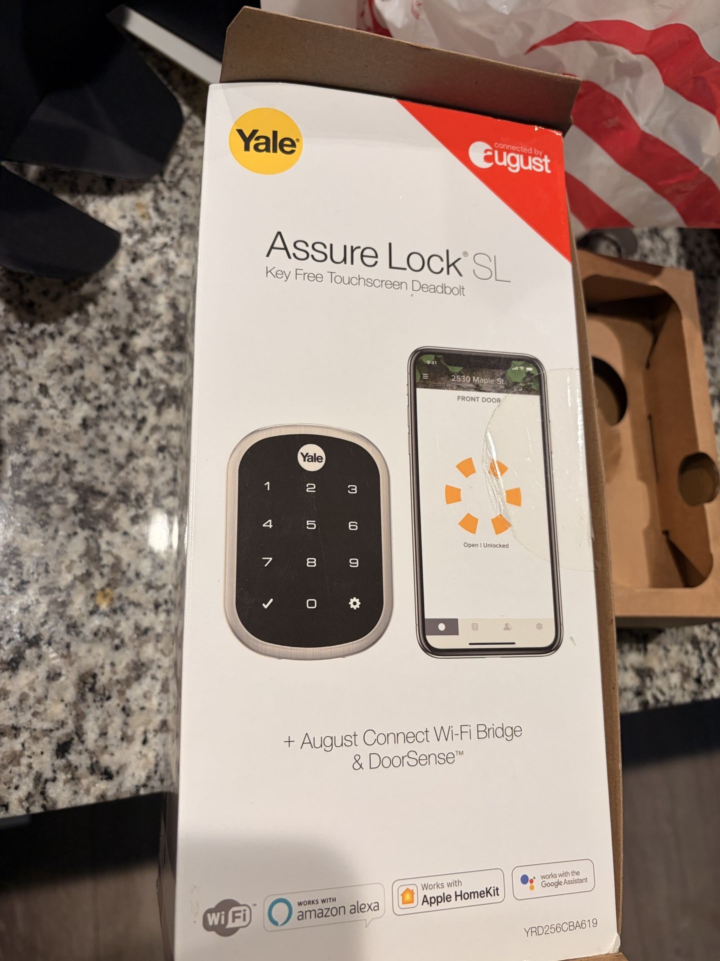 Yale Assure Lock SL Key Free Touchscreen Deadbolt WiFi App