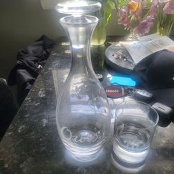 kate spade ours decanter and his whiskey glass