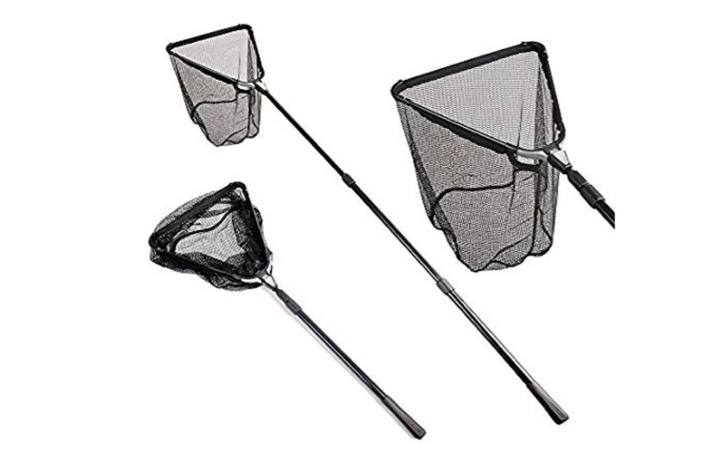 Expandable/foldable fishing net