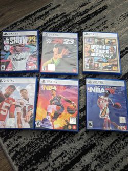 6 PS5,Games 
