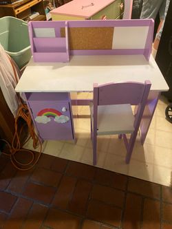 Kids Study Desk and Chair Set