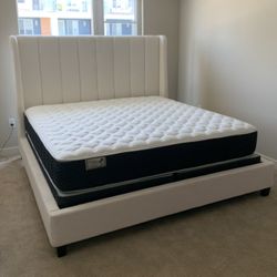 $699 Brand New King Bed Frame With Mattress (Read Description Below)