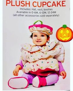 Plush Cupcake Baby Halloween Costume