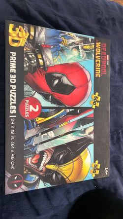 Deadpool and Wolverine 2-piece prime 3D puzzles