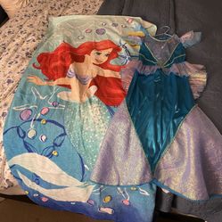 Ariel Princess Dress and Towel