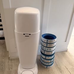 Baby Diaper Gene With 9 Extra Pail Refills 