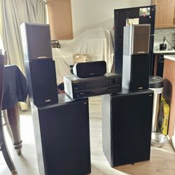Pioneer Surround Sound System with Speakers