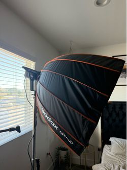 Aputure 120D II + Godox Octabox