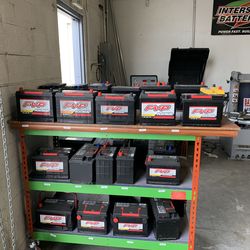 New car batteries