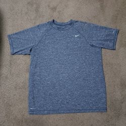 Nike Swim Dri-FIT UPF 40+ Hydroguard Shirt Men’s XL Heather Gray Short Sleeve