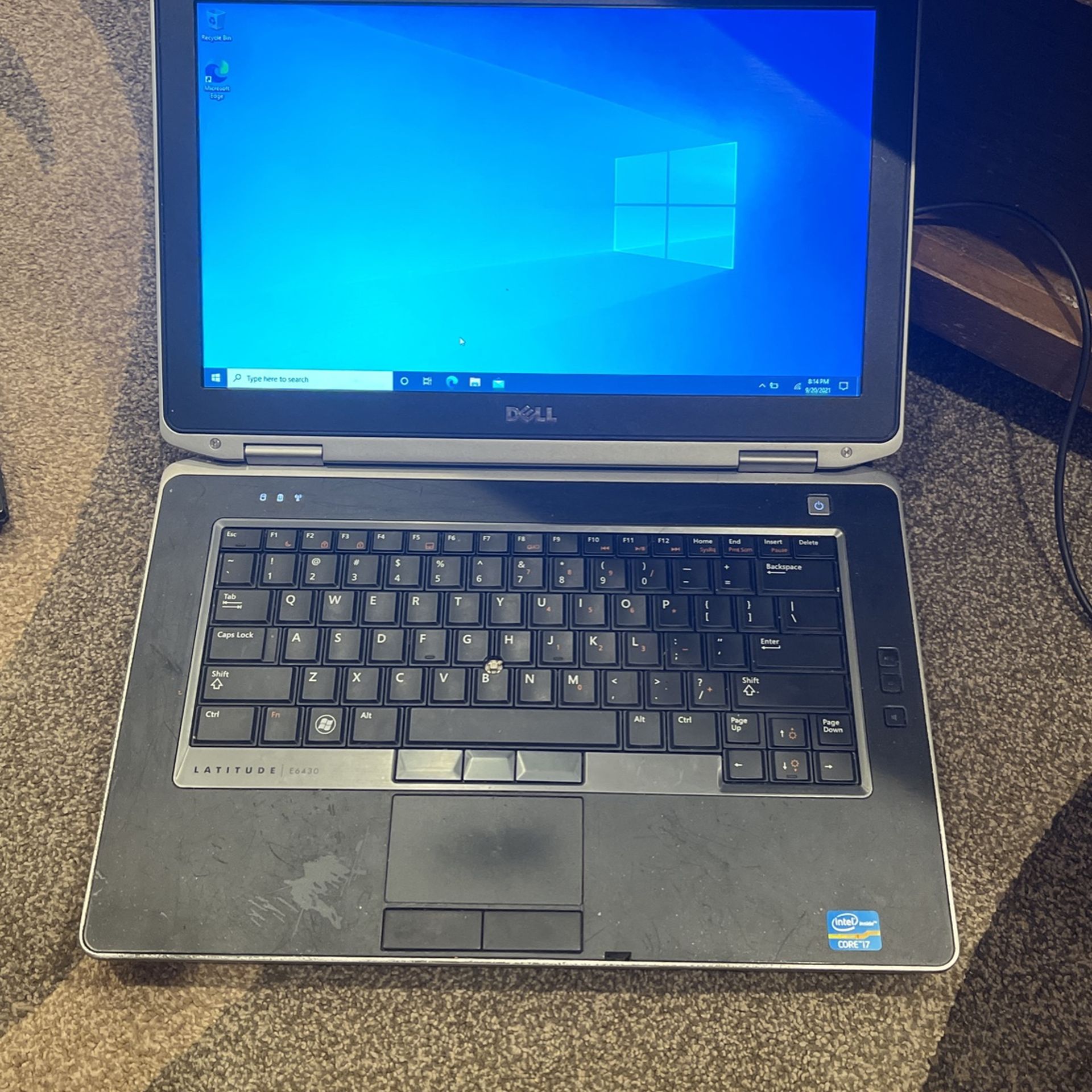 Dell i7 8gb ram working  laptop