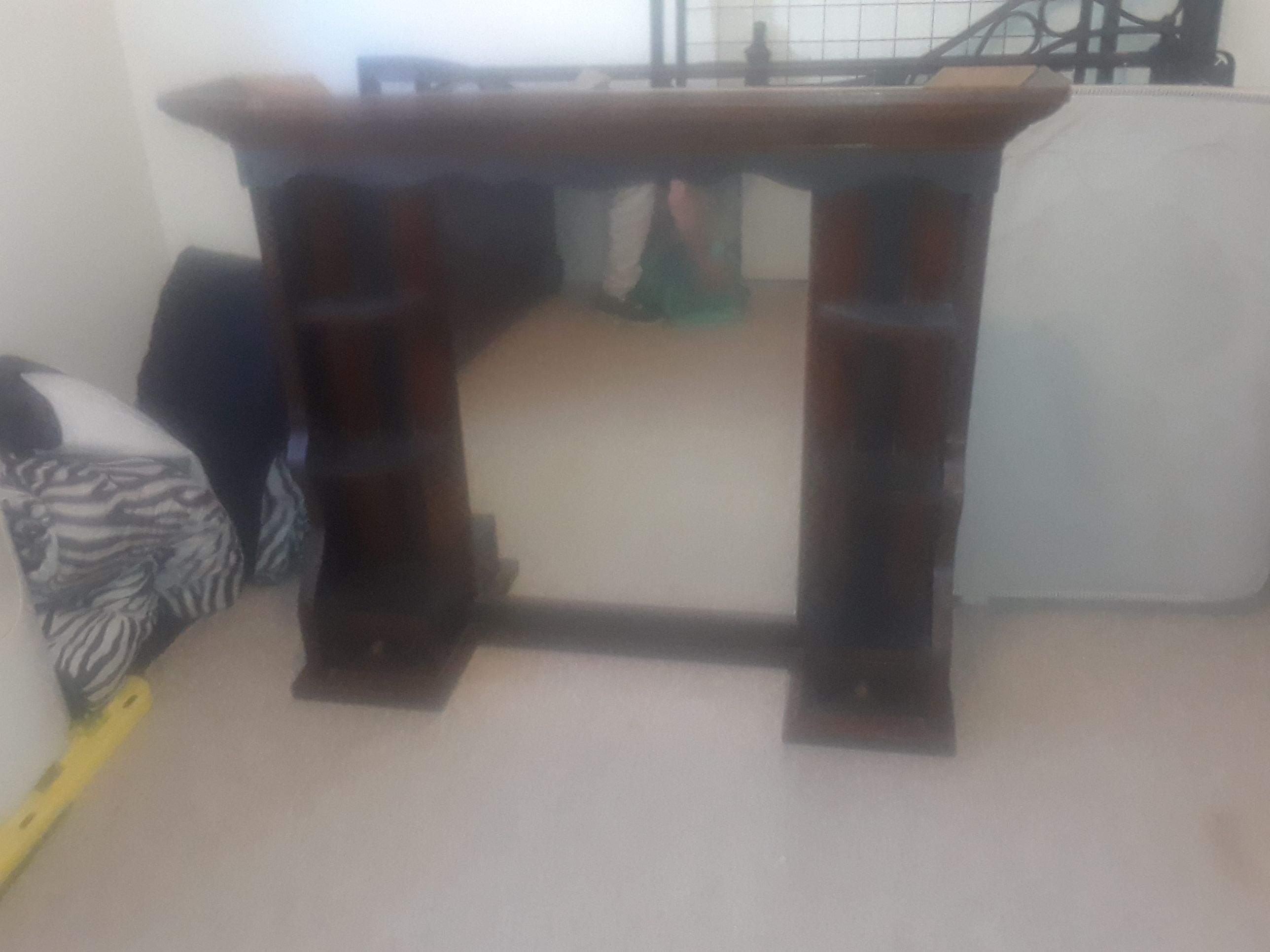 Dresser with Mirror and shelves