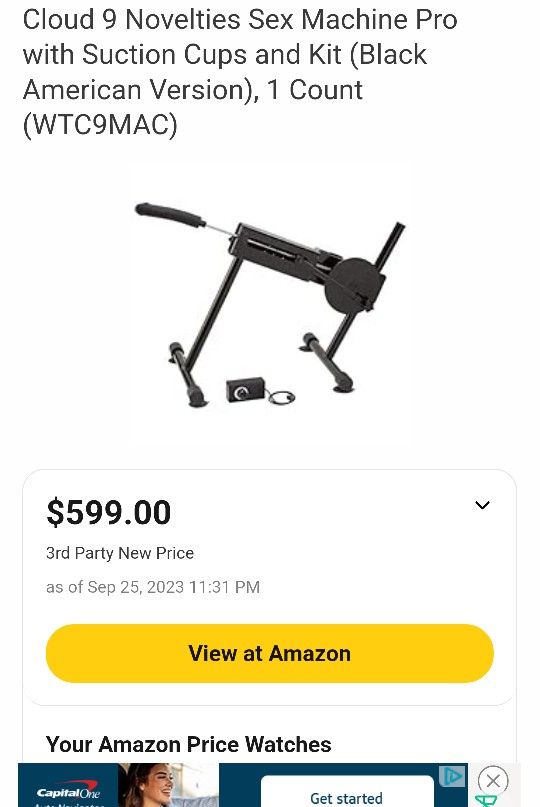 Cloud nine pro sex machine