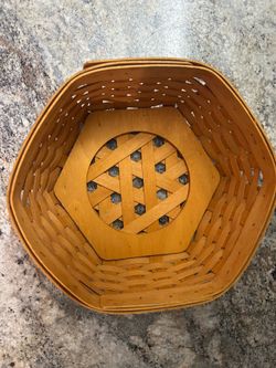 Longaberger Hexagon Basket