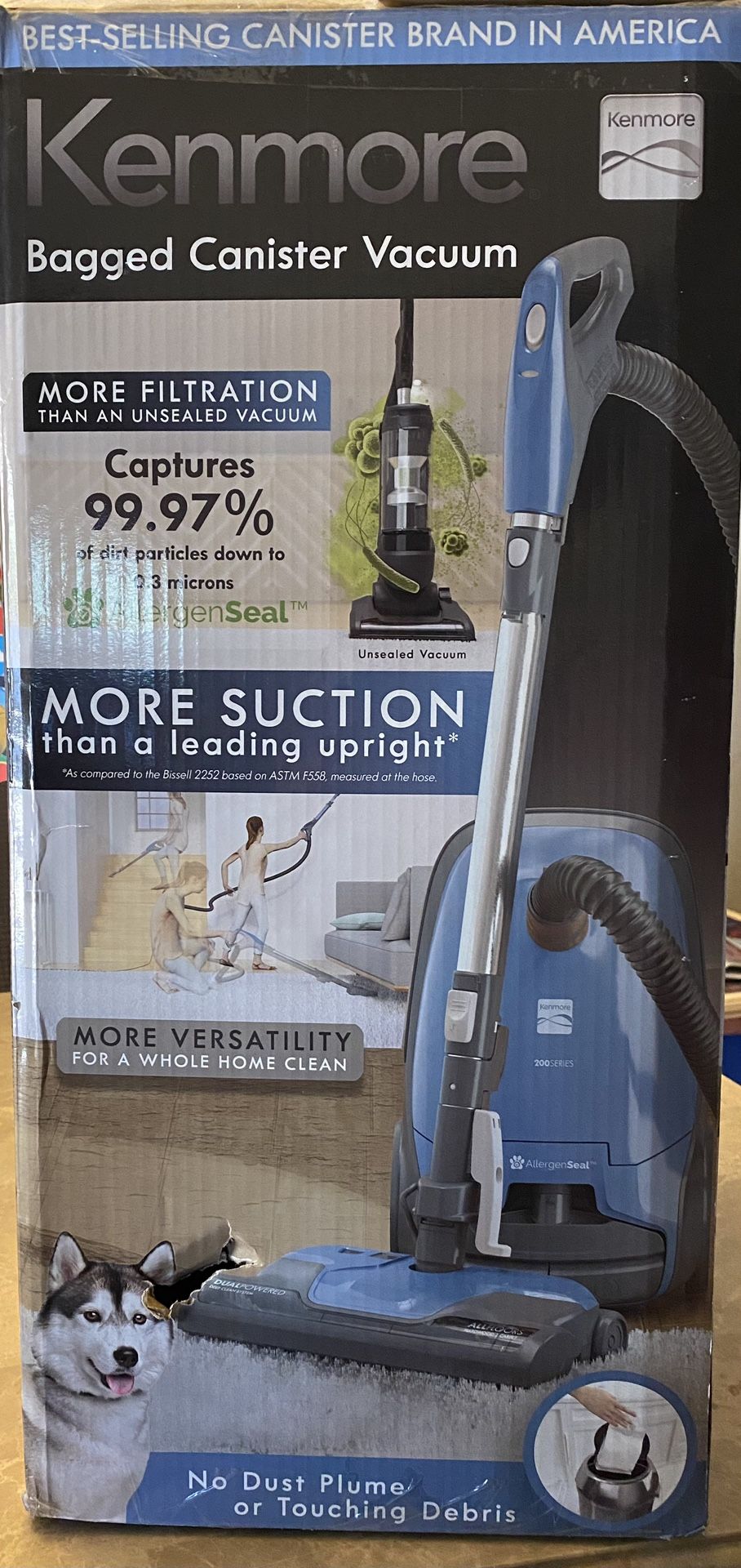 Kenmore Pet Friendly Lightweight Bagged Canister Vacuum