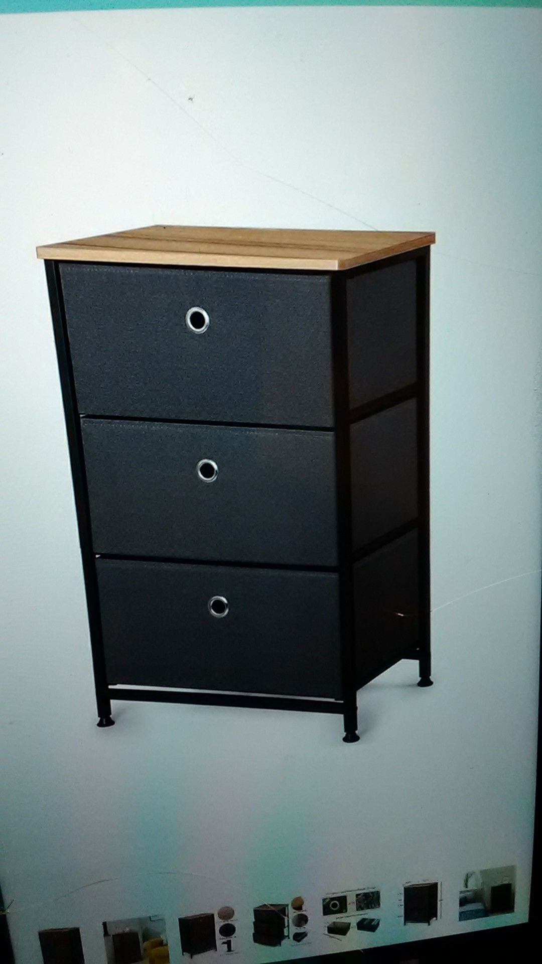 Camel 28in vertical dresser storage Tower