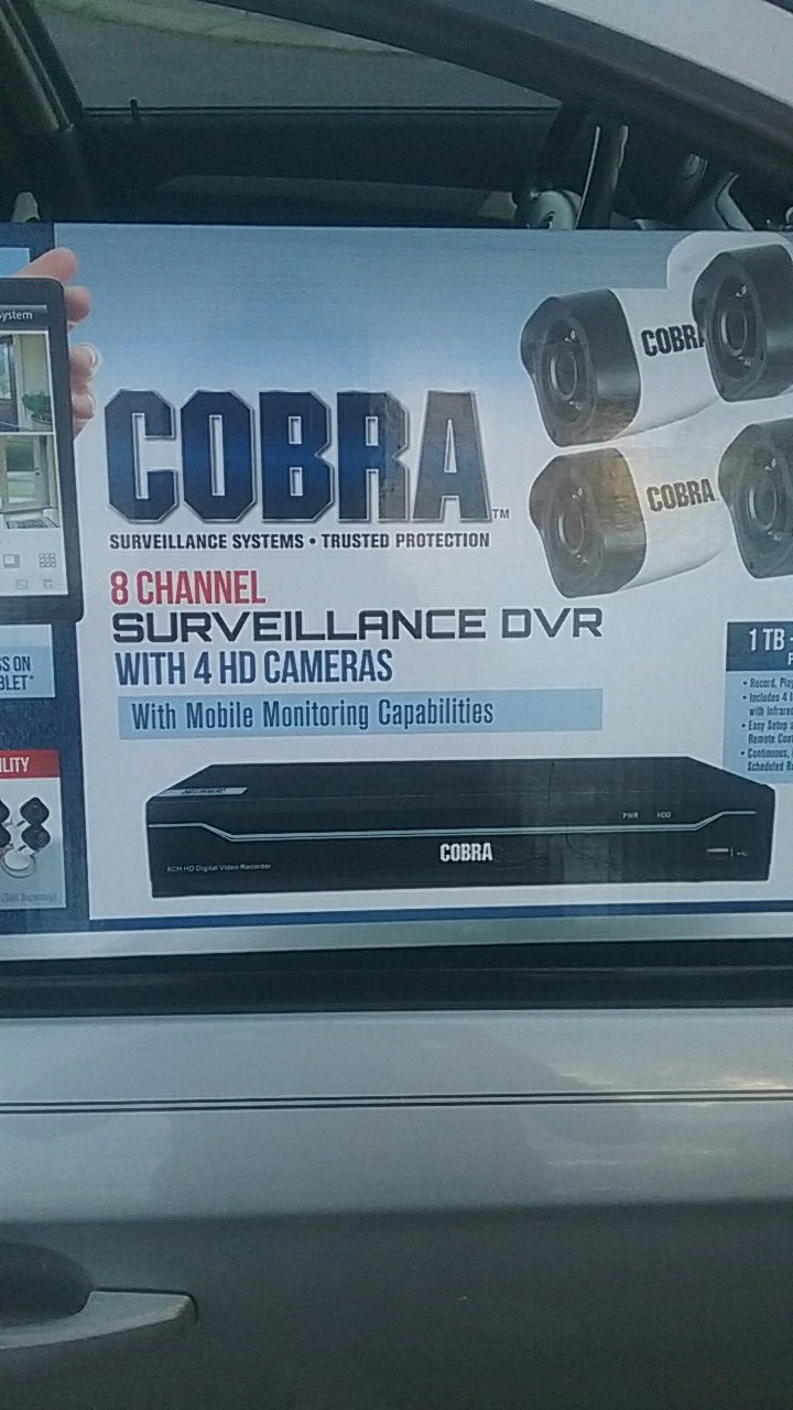 Surveillance system, complete, in box never opened