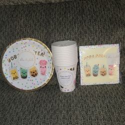 Boba Tea Party Supplies 