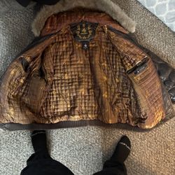 Al Wissam vintage leather jacket Size 54 (4x)