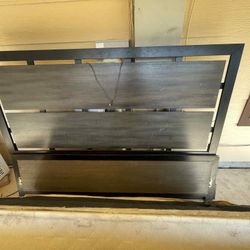 King Size USB Frame With Box Springs Included 