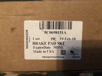 Vw brake pads