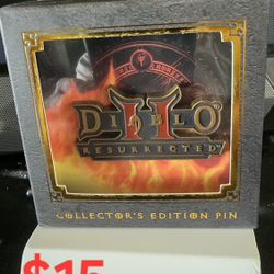 Diablo II 2 Resurrected - Limited Edition Collector's Logo Enamel Pin of 2,500