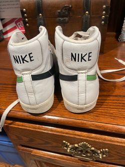 Nike High-Top White Leather Sneakers