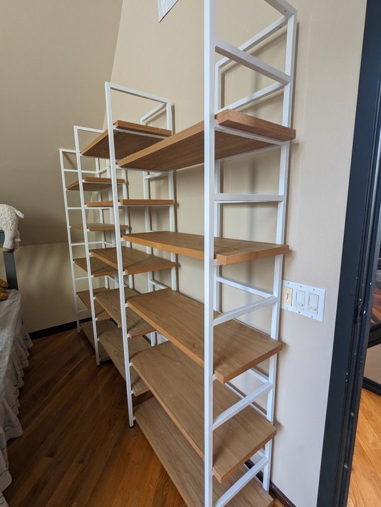 Container Store Open Bookshelves 7 Units $2040