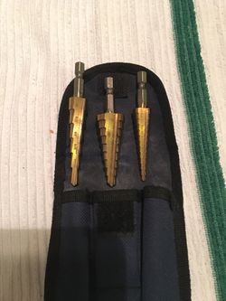 3 piece step drill set
