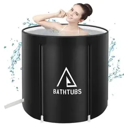 Folding cold dunk tub Ice bath tub