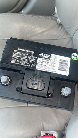 New car battery never used paid 260