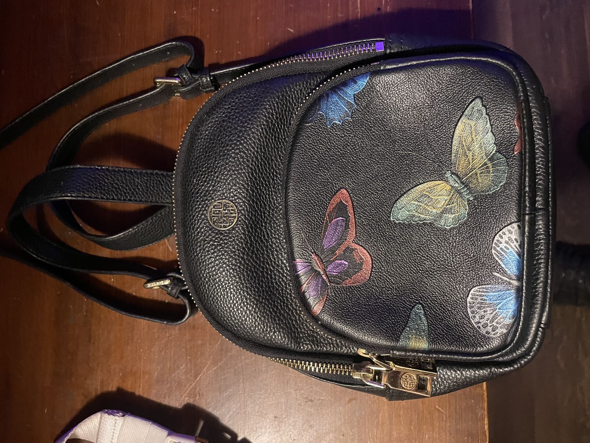 Patricia Nash Butterfly Mini Leather Backpack – AUTHENTIC