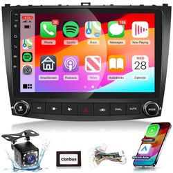 2G+64G for IS250 IS300 IS200 IS220 IS-2010 Android Car Stereo with Wireless CarPlay Android Auto,10.1inch 1080P HD IPS Touch Screen Car Radio 