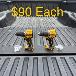 DEWALT ATOMIC 20-Volt MAX Brushless Cordless 1/2 in. Hammer Drill (Tool-Only) **2 Available, $90 Each**