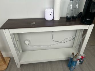 Modern Console Table with Built-In Power Outlet / Charging Station - Best Price This Week! Fast Pickup Prioritized