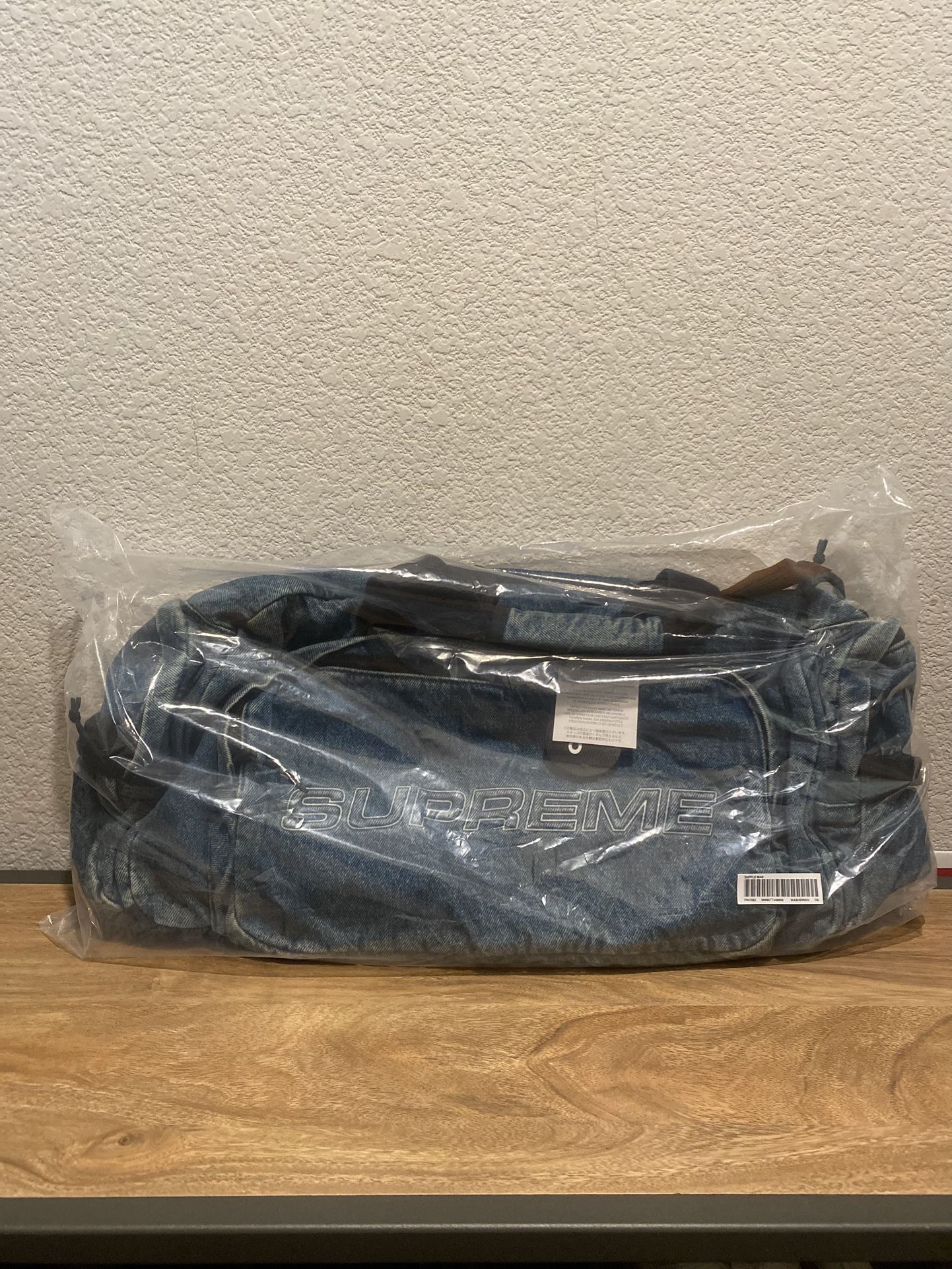 Supreme Duffle Bag Denim