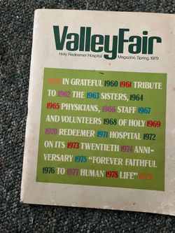 1979 ValleyFair Holy Redeemer Hospital Magazine