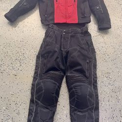 Motorcycle Jacket Pants Set - Male