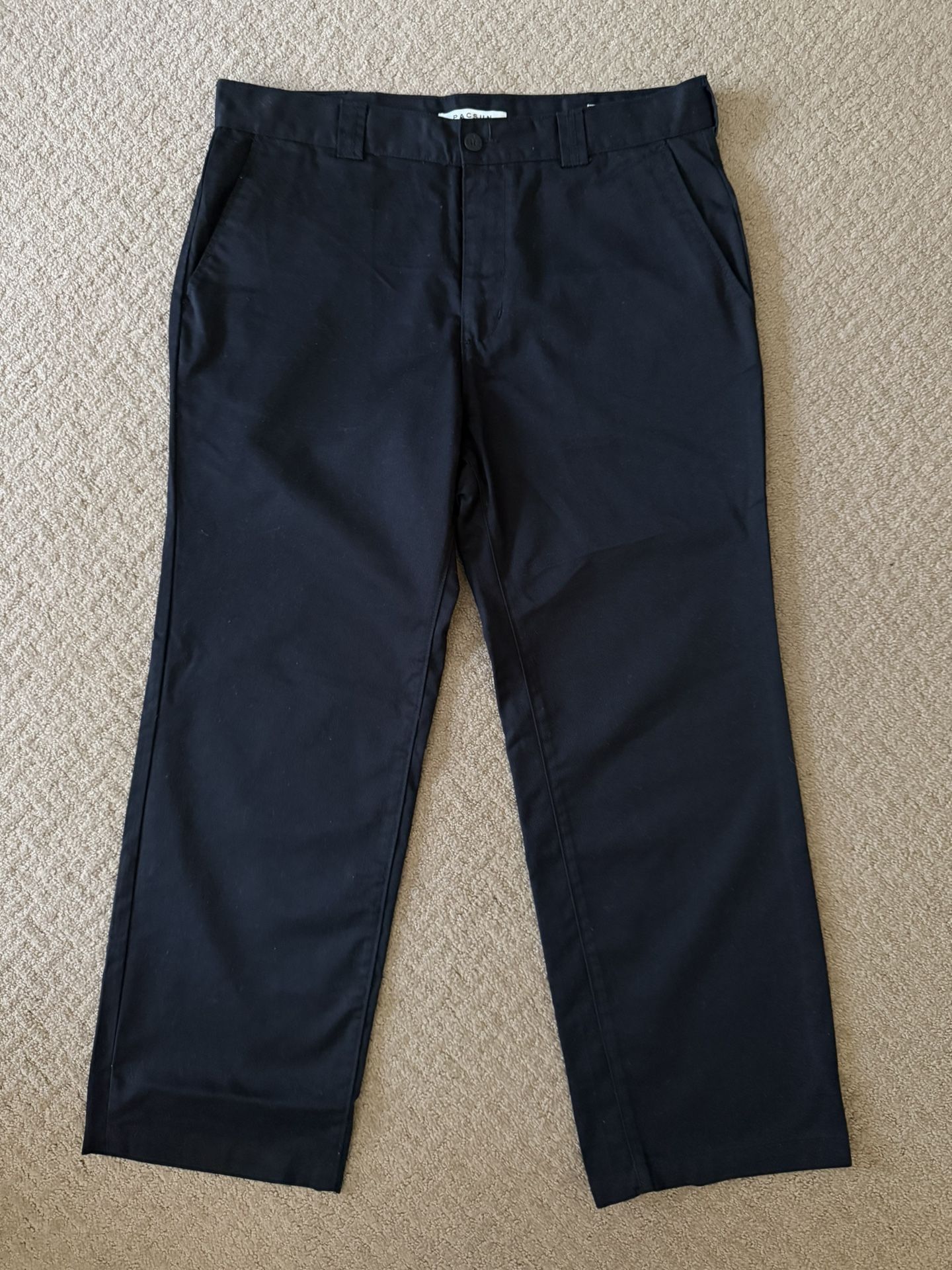 PacSun Straight Leg Chino Pants Black size 36x32 Men’s Casual/Formal Wear