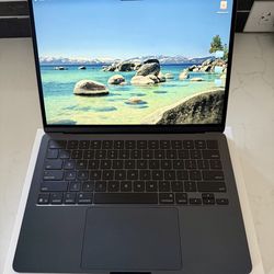 Apple MacBook Air M2 13” Laptop Computer Midnight Blue Like New