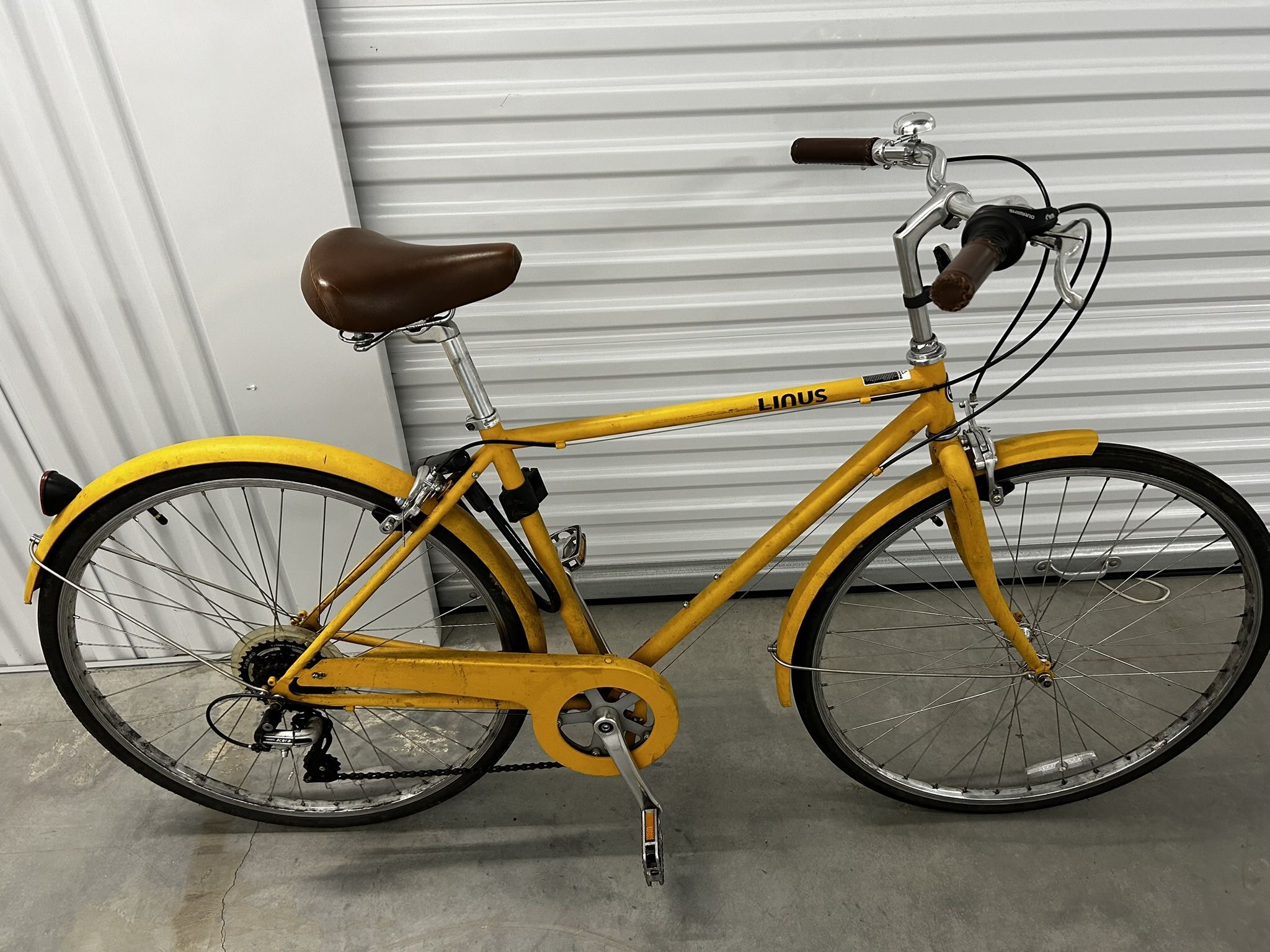 Linus bike - Yellow/brown