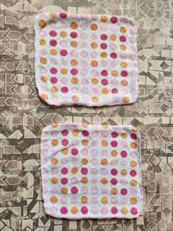 NWOT 5 Pack Spasilk Baby Terry Cloth Washcloths in spots and stripes