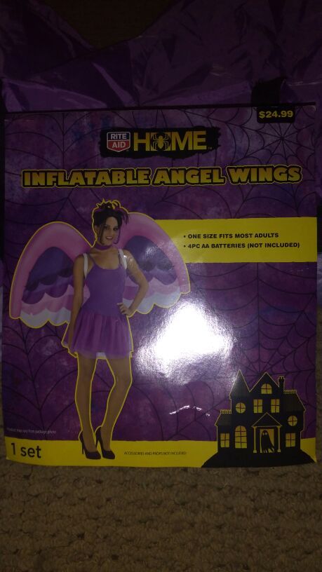 Costume, Inflatable Angel Wings