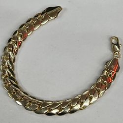 12mm wide Miami Cuban bracelet  14k stamped gold plated 💥💥💥