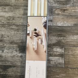 5pc Wedge Shelves White - Threshold