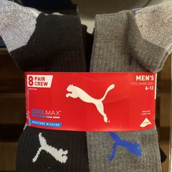 Puma Men’s Long Socks Size6-12