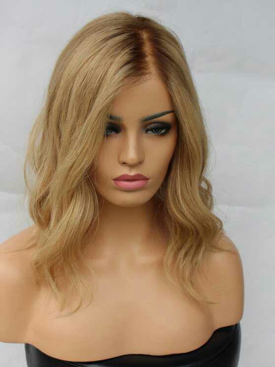 Beautiful human hair lace front wig