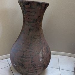 Large Rustic Clay Planter Vase 