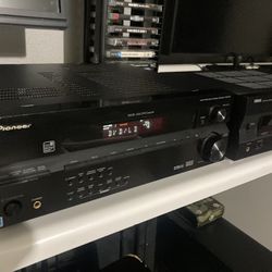 Pioneer and Yamaha receiver