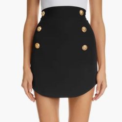 Balmain Wool Skirt